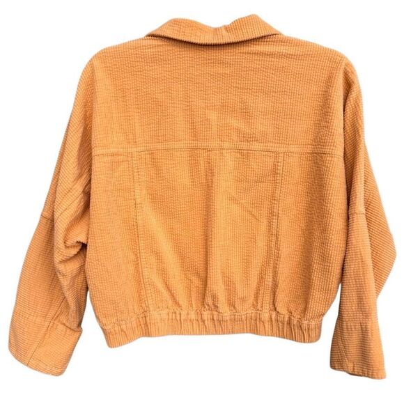 Brand of the Free Baggy Corduroy Sand Yellow Jacket Women Sz Small Chunk Dolman - Picture 8 of 9